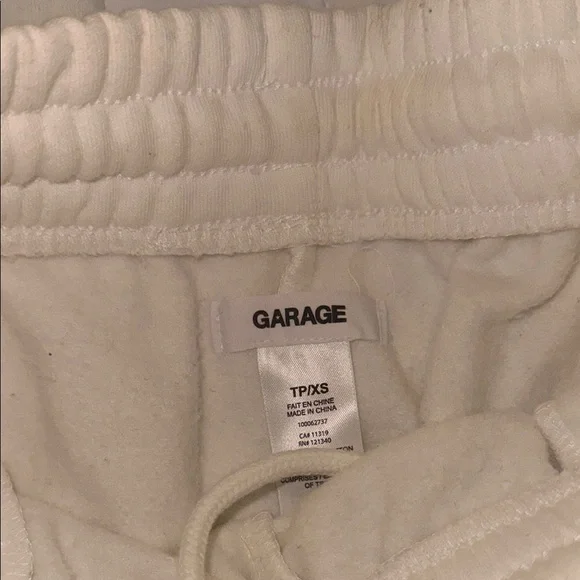 garage white Joggers / Sweatpants - Picture 2 of 6